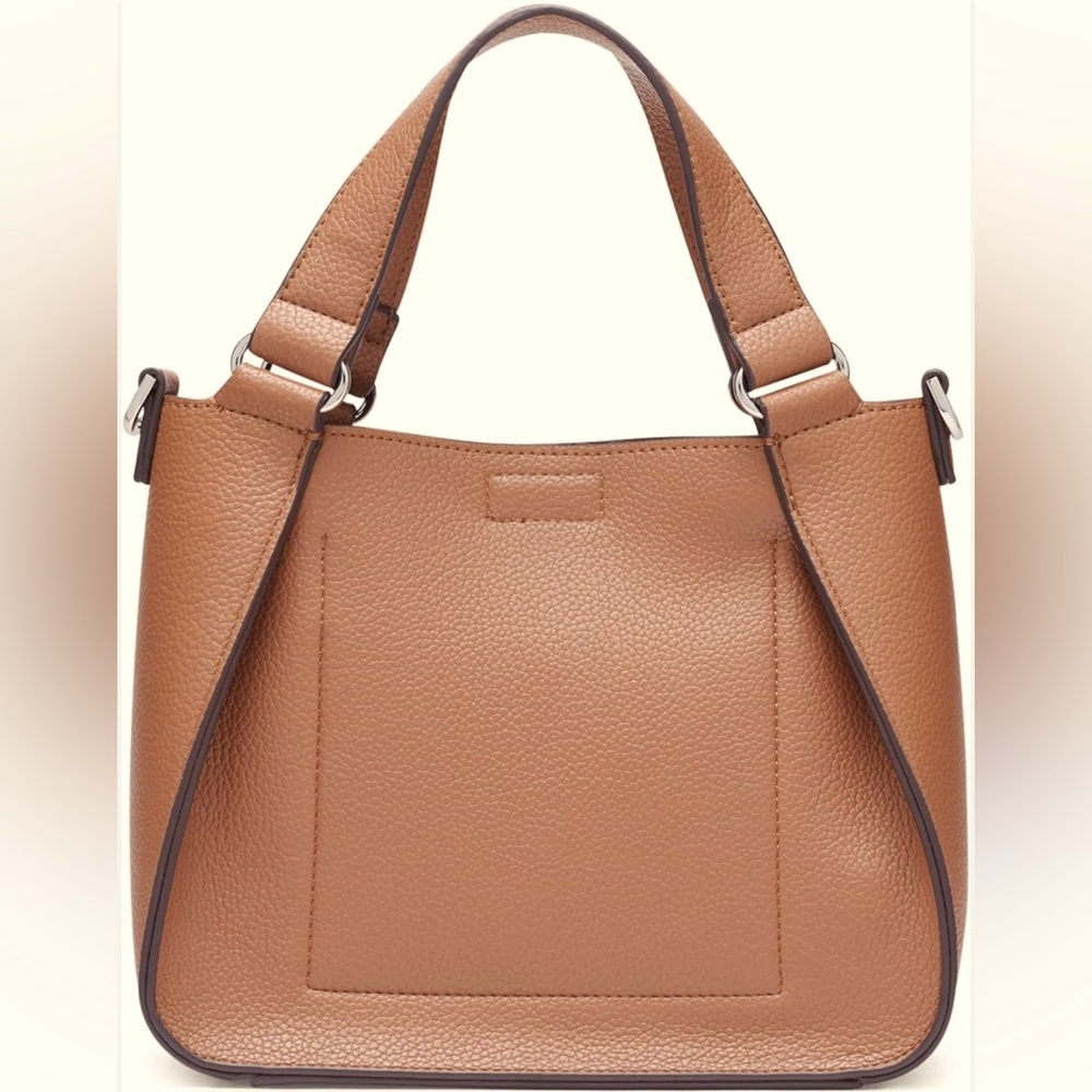 Calvin Klein Tan Leather Shoulder Bag